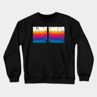 Retro Dwight Proud Name Personalized Gift Rainbow Style Crewneck Sweatshirt